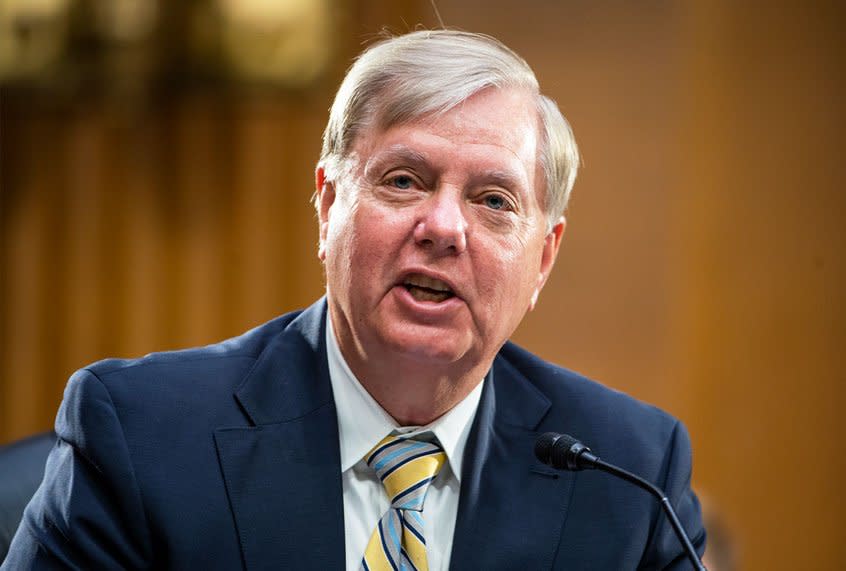 Lindsey Graham: We need a ninth Supreme Court justice, because "the courts will decide" the …