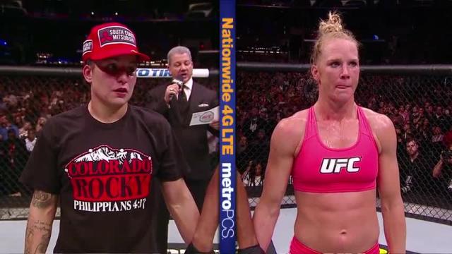 UFC 184: Holly Holm Octagon Interview