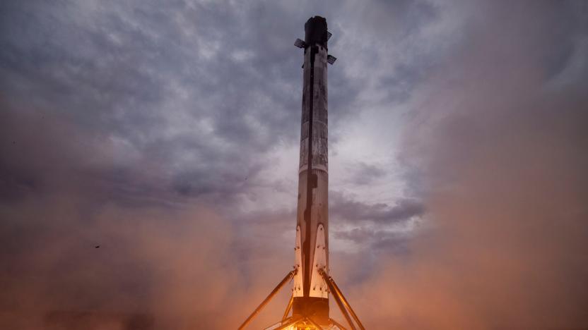 SpaceX Falcon 9 first stage lands after Crew Dragon Demo-2 mission