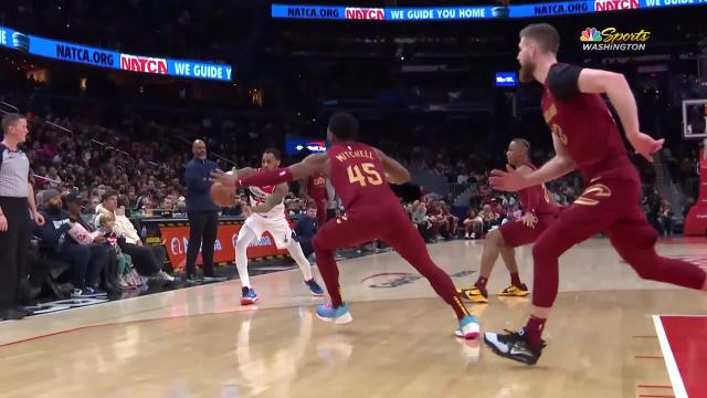 Corey Kispert with a 2-pointer vs the Cleveland Cavaliers