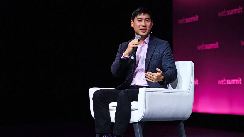 Lisbon , Portugal - 3 November 2021; Saeju Jeong, Co-founder & CEO of Noom, on HealthConf Stage during day two of Web Summit 2021 at the Altice Arena in Lisbon, Portugal. (Photo By )