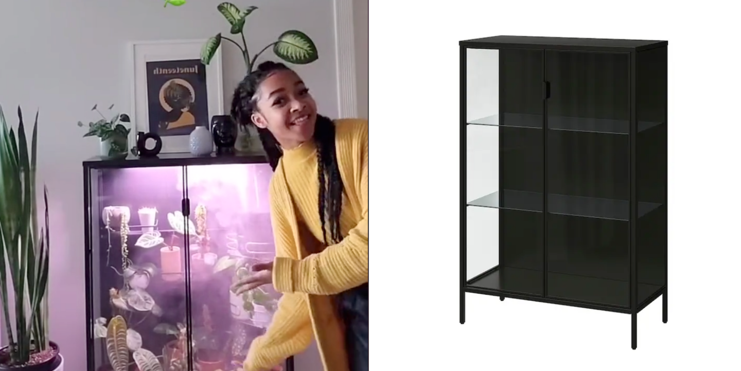 This Cabinet From Ikea Can Be Easily Made Into An Indoor Greenhouse