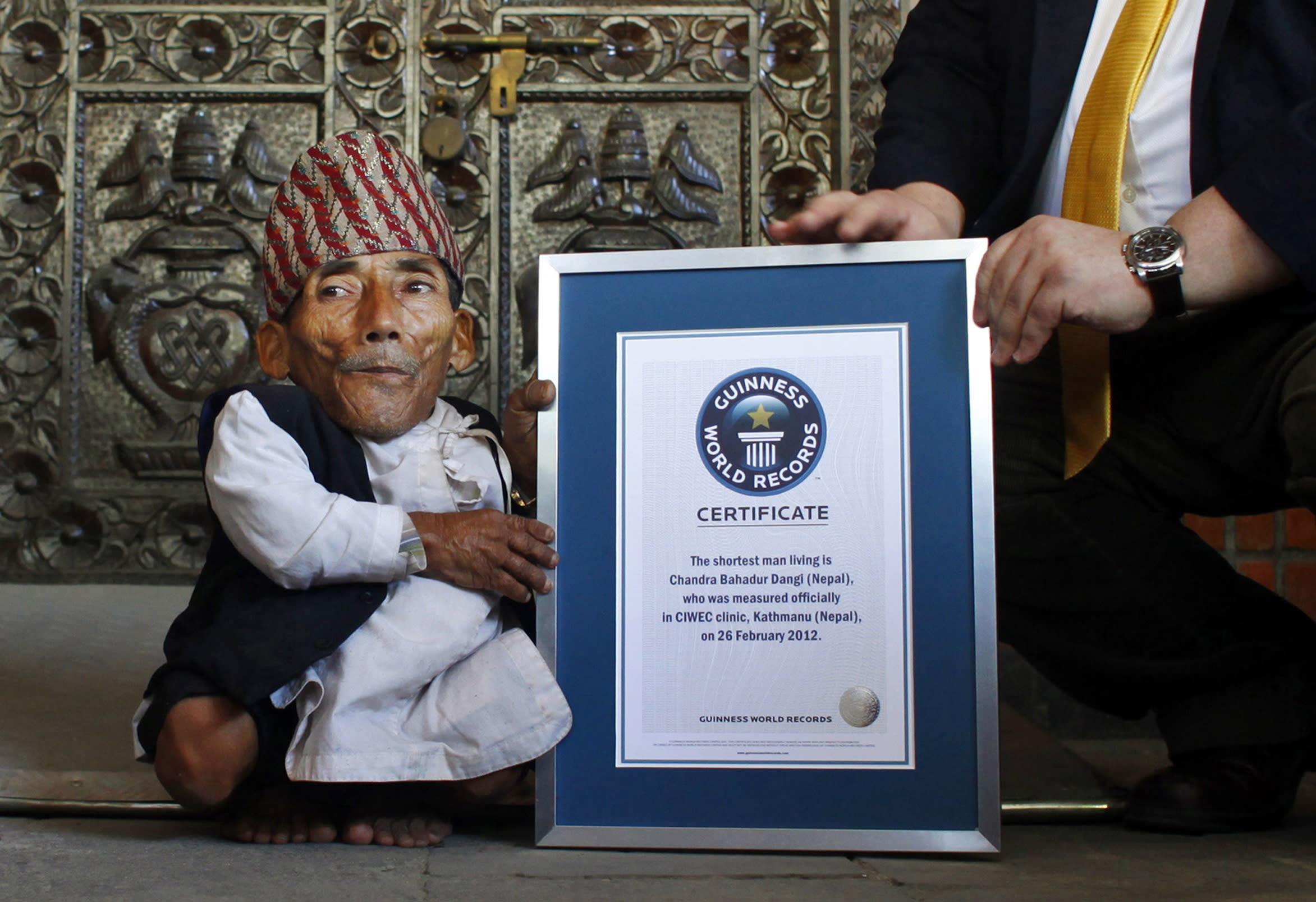 Nepalese man declared world's shortest