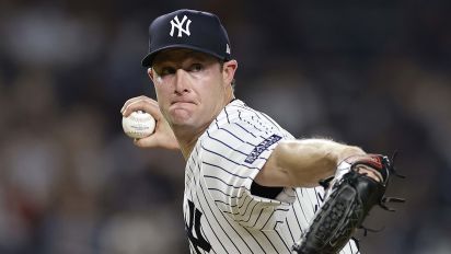 Associated Press - FILE - New York Yankees pitcher Gerrit Cole (45) throws against the Detroit Tigers during the fifth inning of a baseball game Tuesday, Sept. 5, 2023, in New York. Yankees ace Gerrit Cole is scheduled to throw off a mound Saturday, May 4, 2024 for the first time since getting hurt in spring training.(AP Photo/Adam Hunger, File)