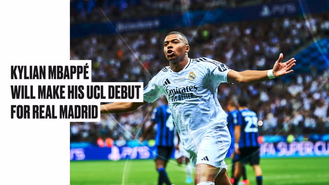 Mbappé’s UCL debut for Real Madrid