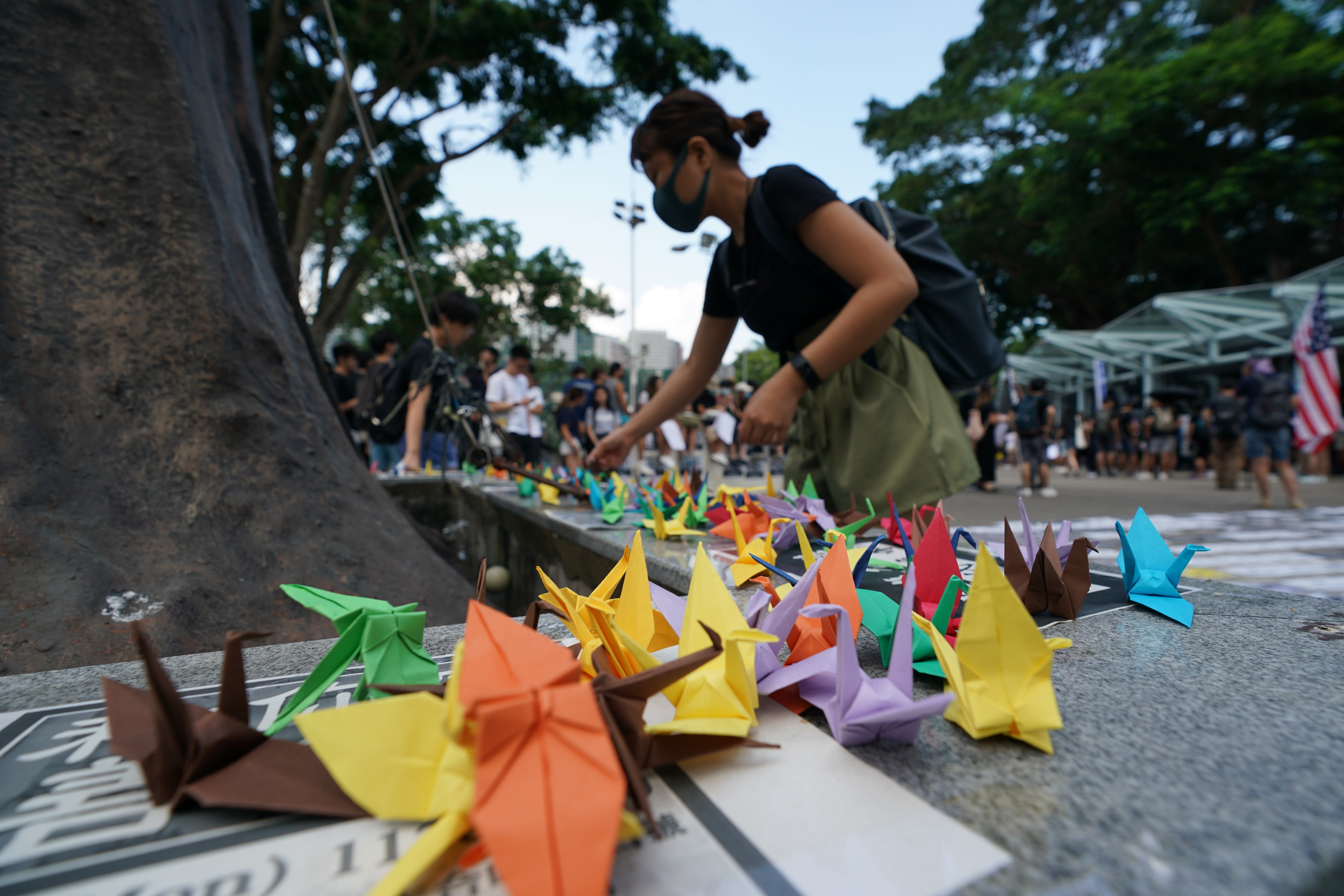 Shot Teen Charged As Hong Kong Considers Ban On Masks