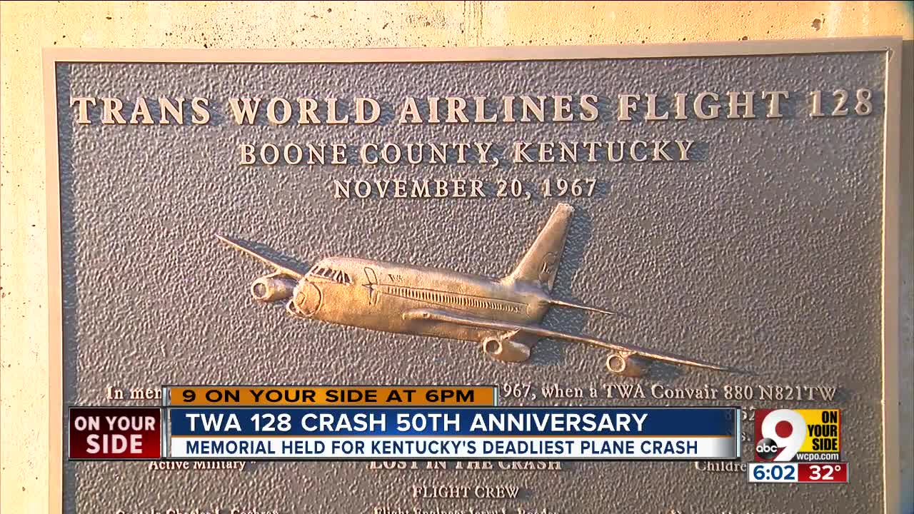 50th anniversary of TWA 128 crash remembered