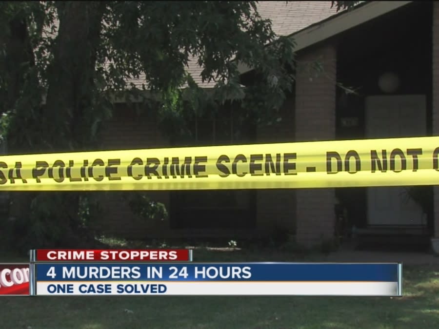 Tulsa Police are investigating 4 murders that happened in 24 hours.