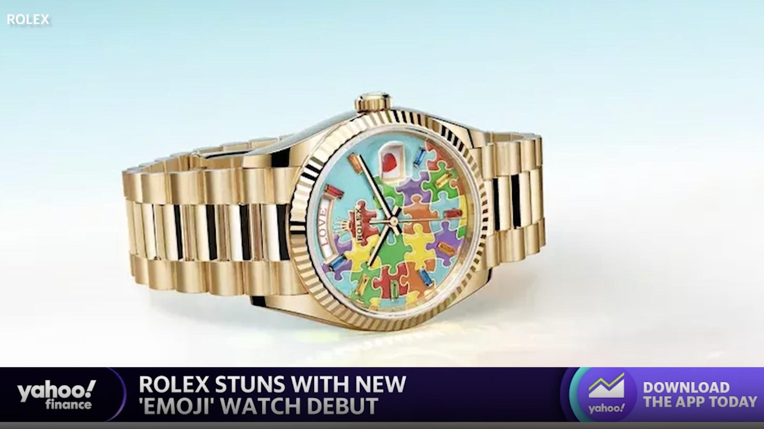 Rolex with 'emoji' watch debut