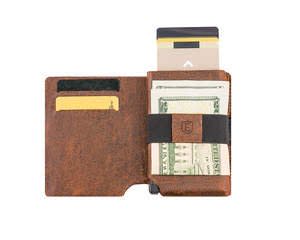 Parliament Leather Wallet, Trackable, 12 cards & Cash
