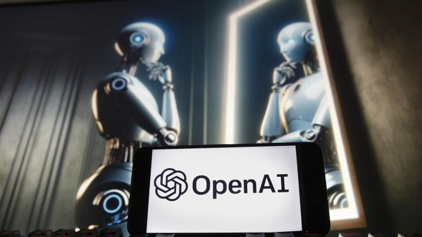 FILE- The OpenAI logo is displayed on a cell phone with an image on a computer monitor generated by ChatGPT's Dall-E text-to-image model, Dec. 8, 2023, in Boston. lya Sutskever, one of the founders of OpenAI who was involved in a failed effort to push out CEO Sam Altman, said he's starting a safety-focused artificial intelligence company. Sutskever, a respected AI researcher who left the ChatGPT maker last month, said in a social media post on Wednesday, June 19, 2024 that he's setting up Safe Superintelligence Inc. with two co-founders. (AP Photo/Michael Dwyer, File)