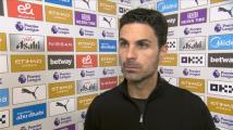 Arteta critical of decisions made in draw v. City