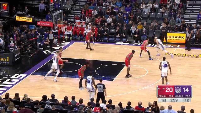 KZ Okpala with a 2-pointer vs the Chicago Bulls