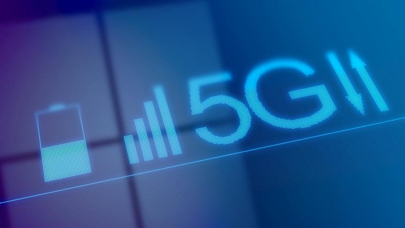 Conceptual illustration representing the new 5G mobile data network. Some have proposed that the new fifth generation network poses a health risk from radiation levels, which could lead to cancer and other morbidities.