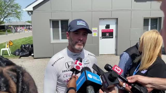 Jimmie Johnson talks about Indy 500 crash that took him out of the race