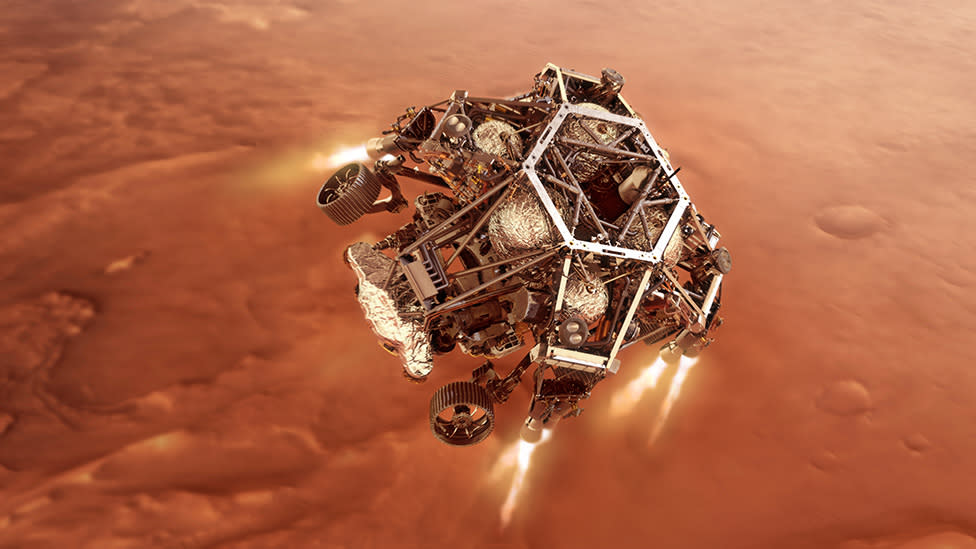 Photo of Mars rover NASA a „sedemminútový teror“