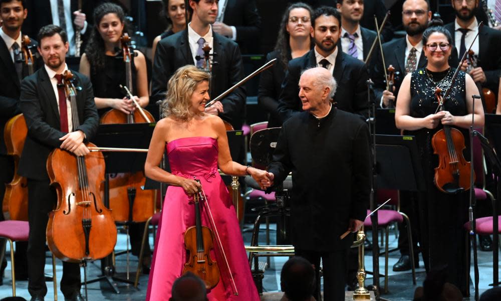 The week in classical: Prom 31: West-Eastern Divan Orchestra/Barenboim; GBSR Duo – review