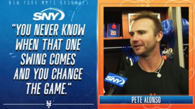 Pete Alonso talks home run streak, huge Mets win, contributions from ‘the kids’ | Mets Post Game