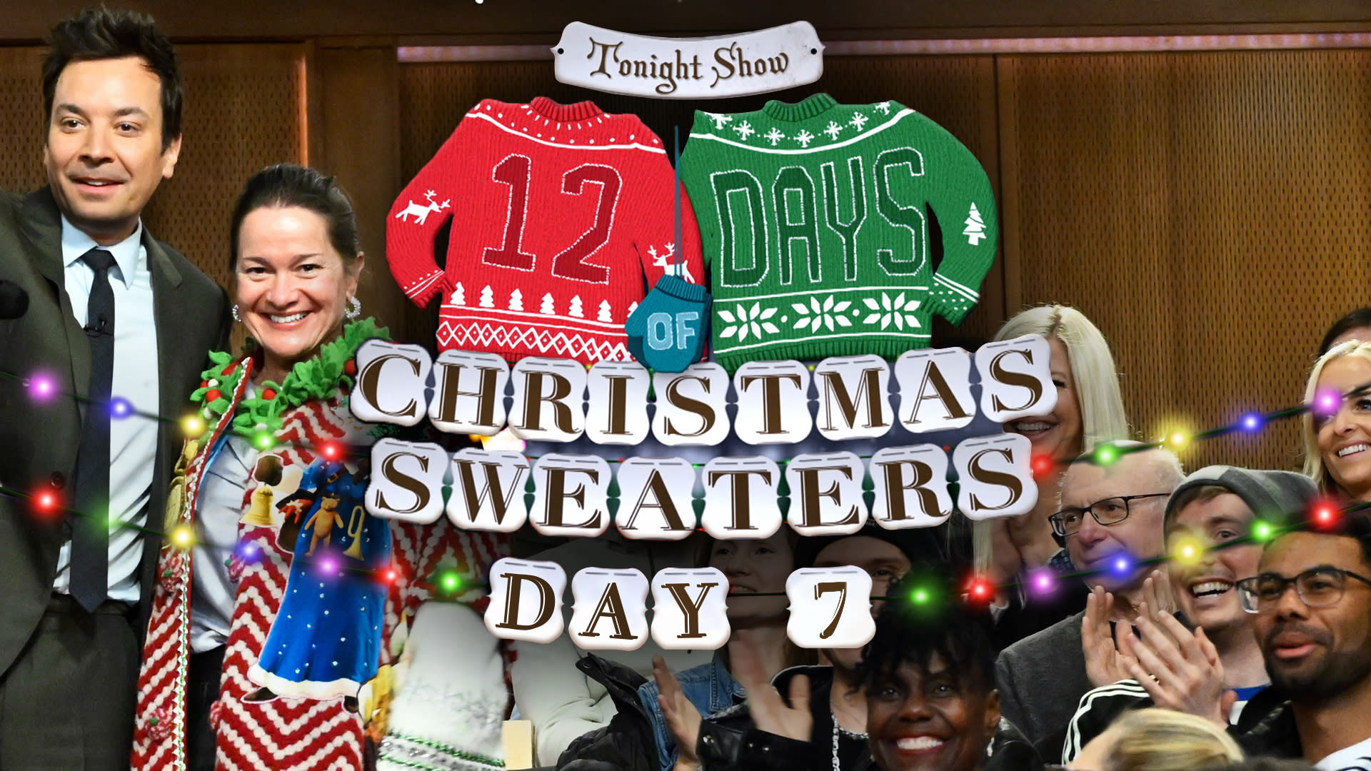 Tonight show 12 sales days of christmas sweaters