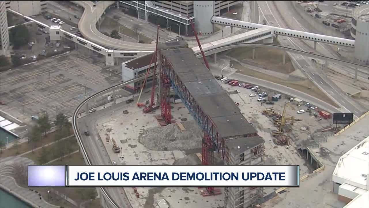 joe louis arena demolition