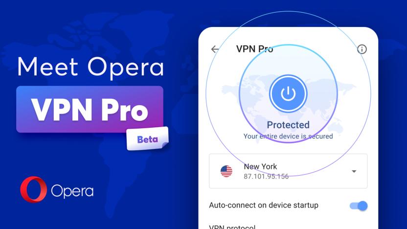 Opera VPN Pro beta for Android