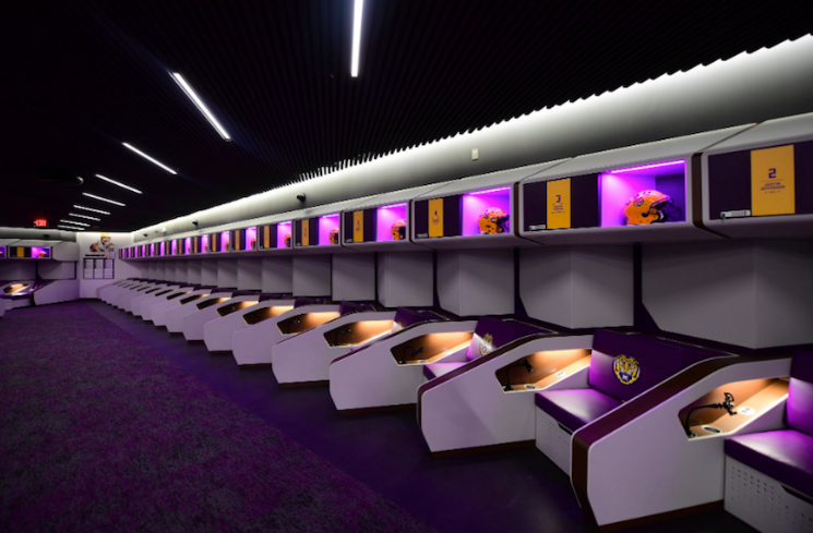 Lsu Football S New Locker Rooms Are So Nice They Re