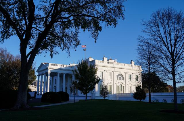 The exterior of the White House in Washington, D.C., U.S., November 19, 2022. REUTERS/Sarah Silbiger