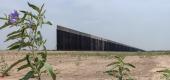 An unfinished border wall. (Getty Images)