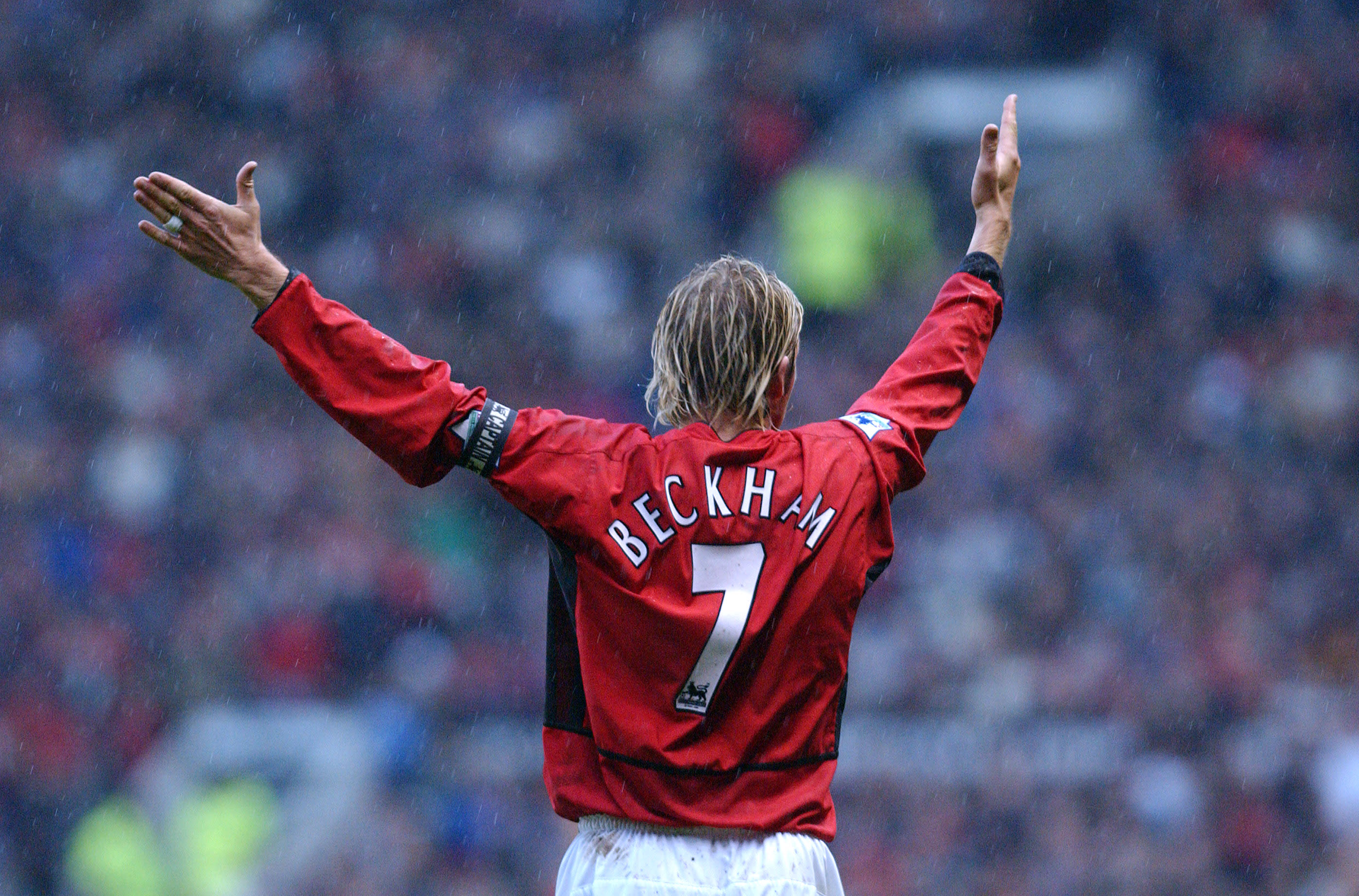 david beckham jersey number