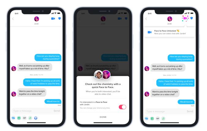 Tinder's one-on-one video chat is rolling out globally | Engadget