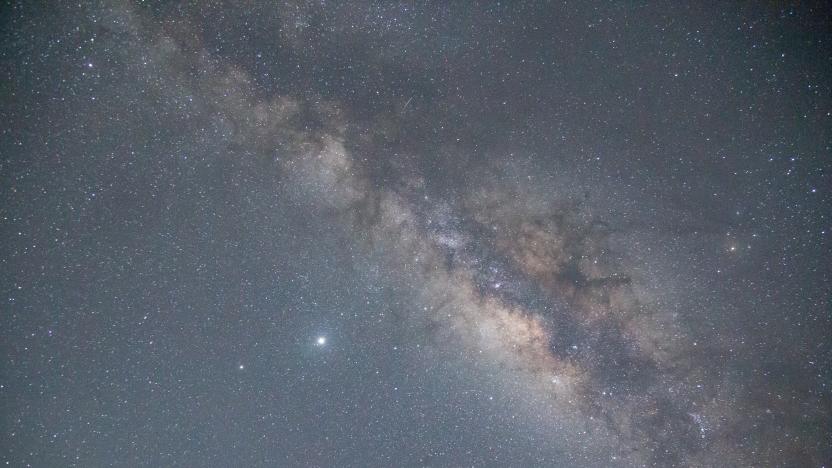 VIANI, COLOMBIA - AUGUST 11: The Milky Way is seen at night in Viani, Colombia on August 11, 2020. (Photo by Juan David Moreno Gallego/Anadolu Agency via Getty Images)