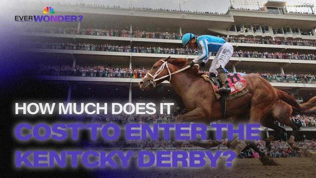 How much does it cost to enter the Kentucky Derby?