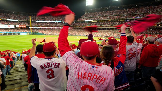 The Phillies are again embracing 'Dancing On My Own' as their postseason  party anthem