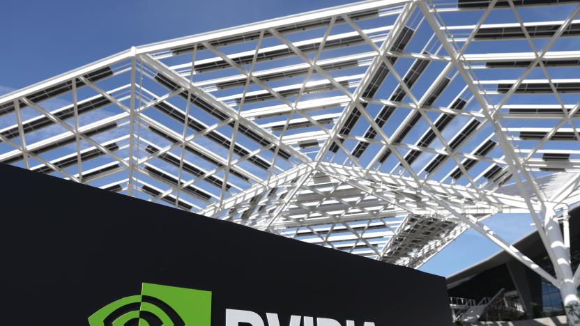 SANTA CLARA, CALIFORNIA - MAY 25: A sign is posted at the Nvidia headquarters on May 25, 2022 in Santa Clara, California. Semiconductor maker Nvidia will report first quarter earnings today after the closing bell. (Photo by Justin Sullivan/Getty Images)