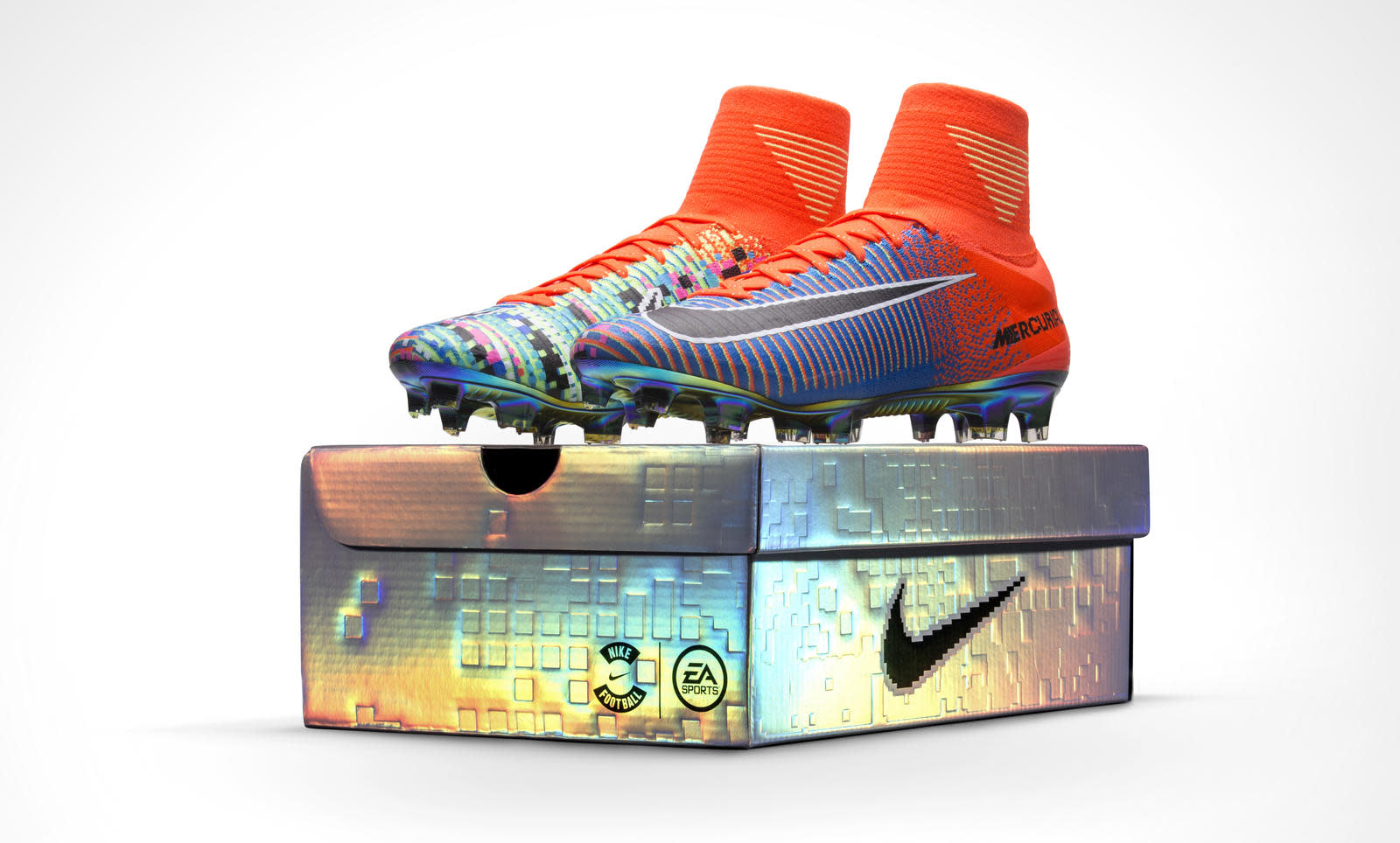 iridescent soccer cleats