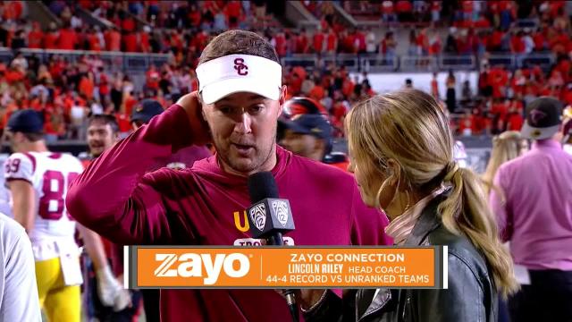 Lincoln Riley praises No. 7 USC’s defense after gutsy win in Corvallis