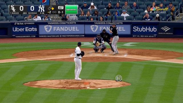 WATCH: White Sox' Jake Burger hits a 2-Run home run in 2nd inning vs. Yankees