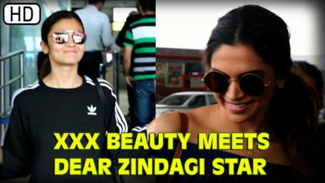 Aliya Vatt Xxx Video - XXX Beauty Deepika Padukone Meets #DearZindagi Star Alia Bhatt