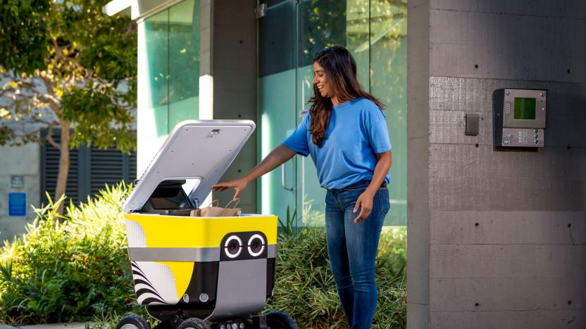 Uber Eats / Serve autonomous robot delivery