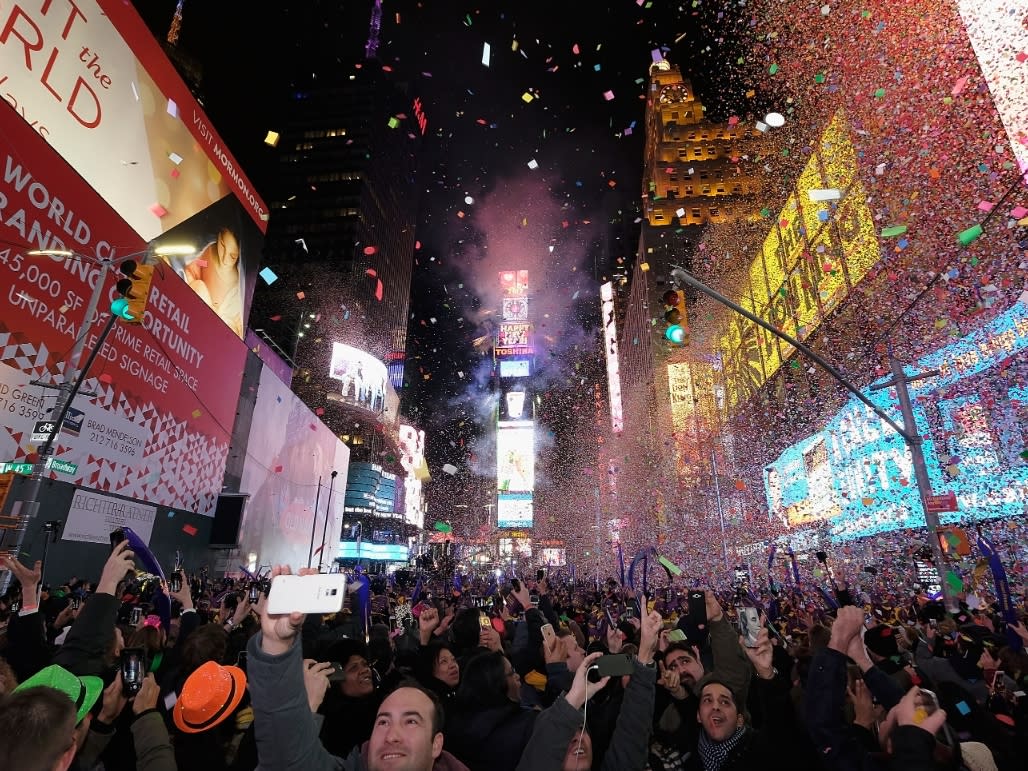 Watch Live Times Square New Year's Eve Ball Drop 2022
