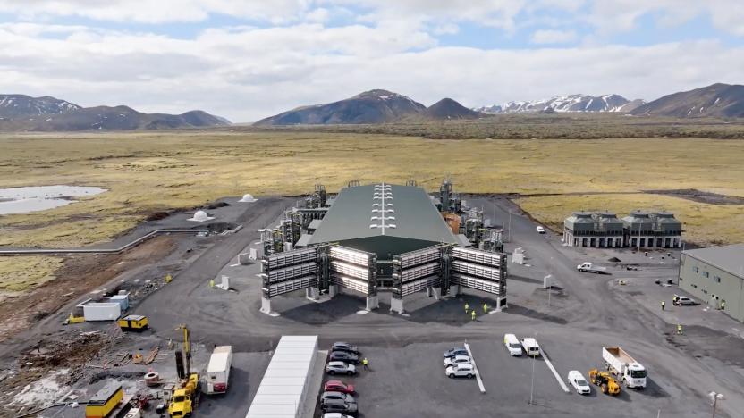 An image of the facility in Iceland.