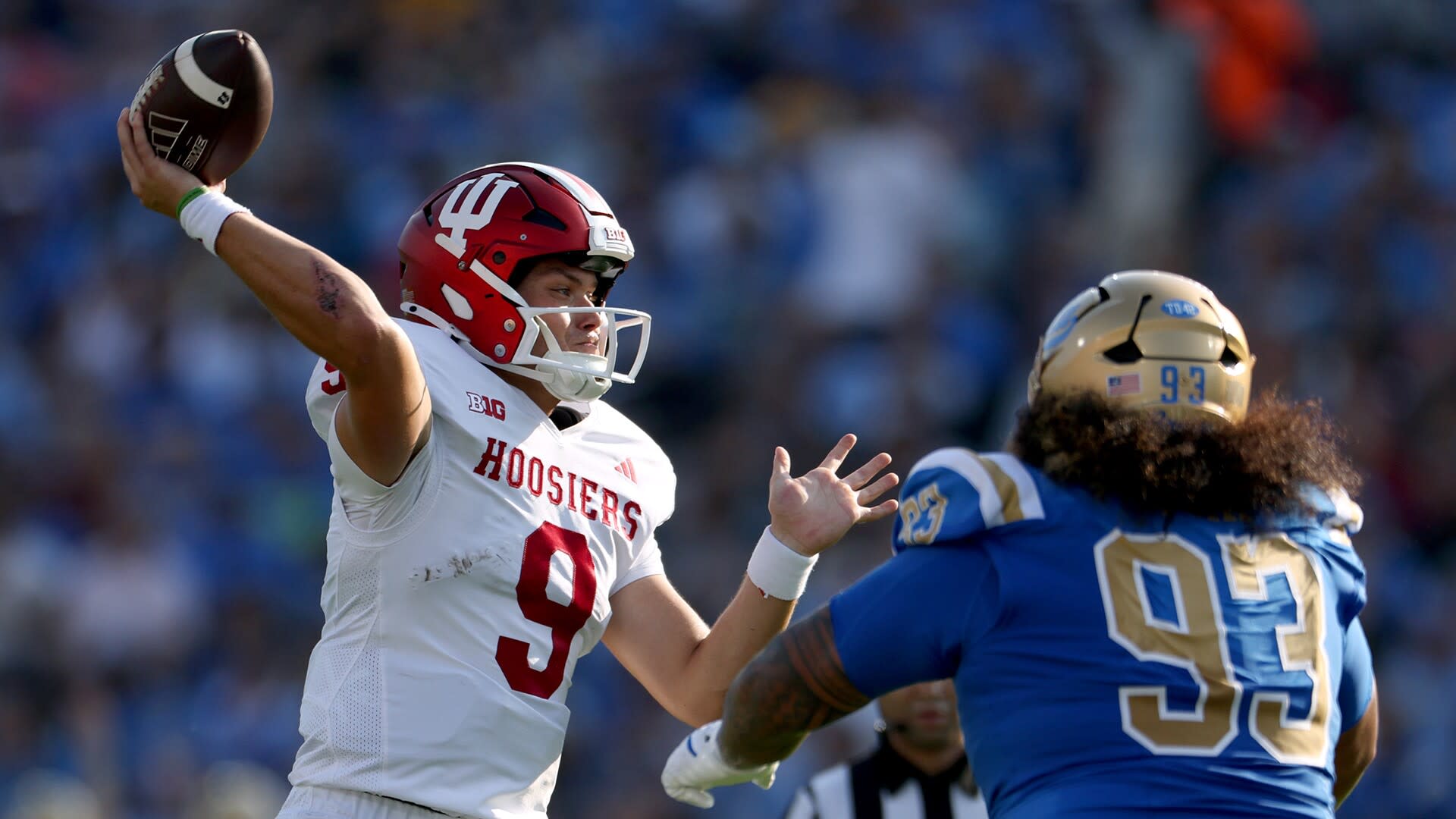 Kurtis Rourke passes for 4 touchdowns as Indiana spoils UCLA’s Big Ten debut, 42-13