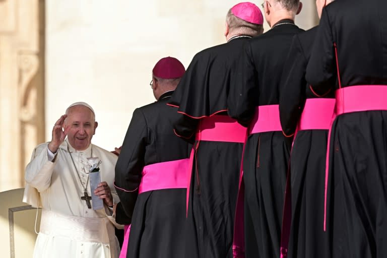 The synod brought some 184 bishops to the Vatican, over 60 percent of whom hail from the nine Amazon countries (AFP Photo/Vincenzo PINTO)