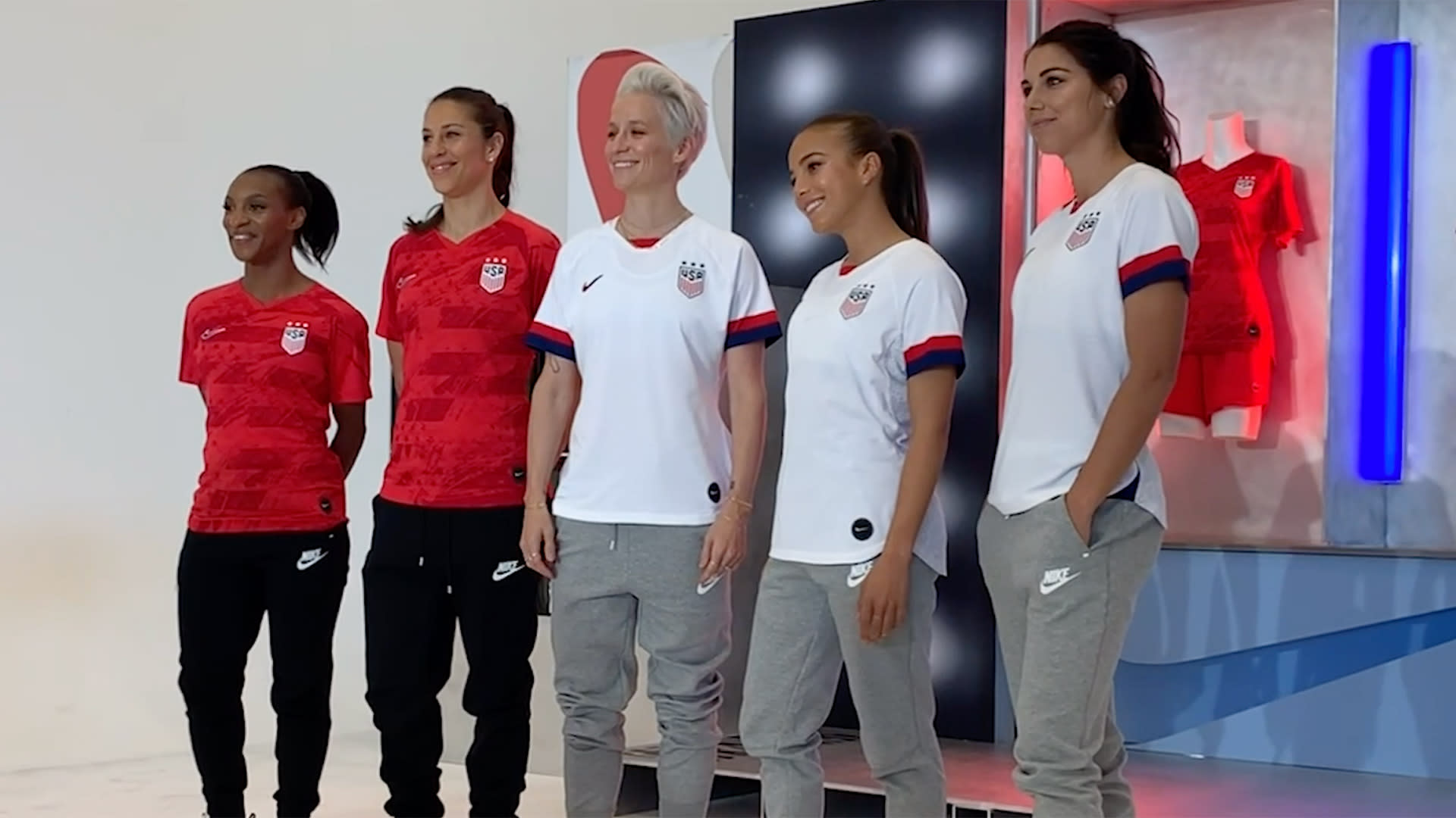 USWNT reveal new jerseys for Women's World Cup Video