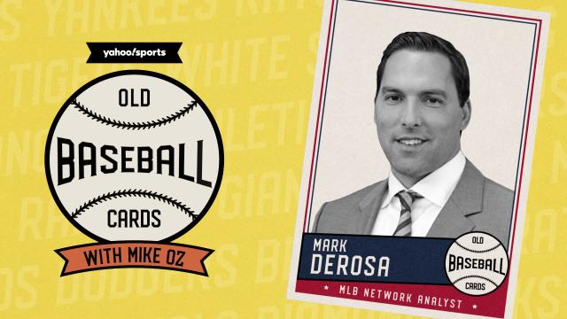 Mark DeRosa dishes on past teammates while looking through '90 Topps | Old Baseball Cards