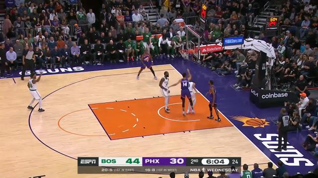 Derrick White with a dunk vs the Phoenix Suns