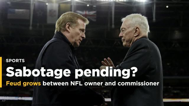 Feud grows between NFL, Cowboys' Jerry Jones over Goodell