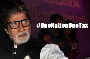 Image result for Amitabh Bachchan on gst