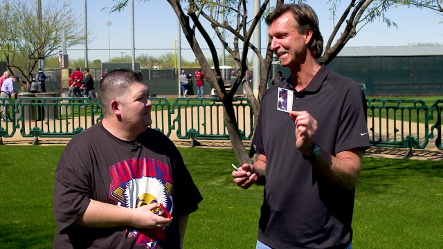 Randy Johnson opens 1989 baseball cards