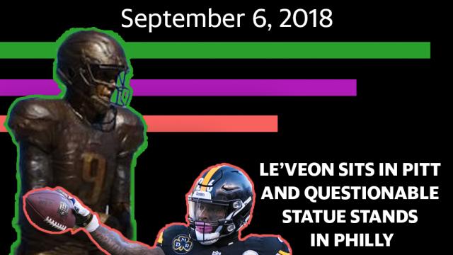 The Rush:  Le’Veon sits in Pitt and a questionable statue stands in Philly